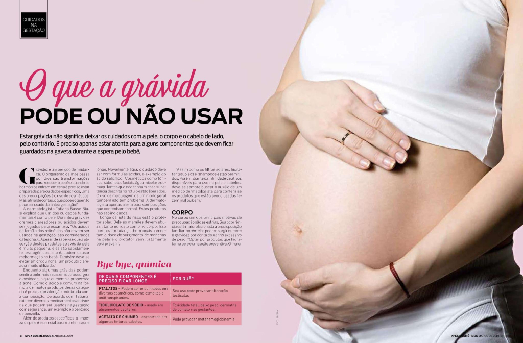 Cuidados durante a gestação - Medicina da Pele